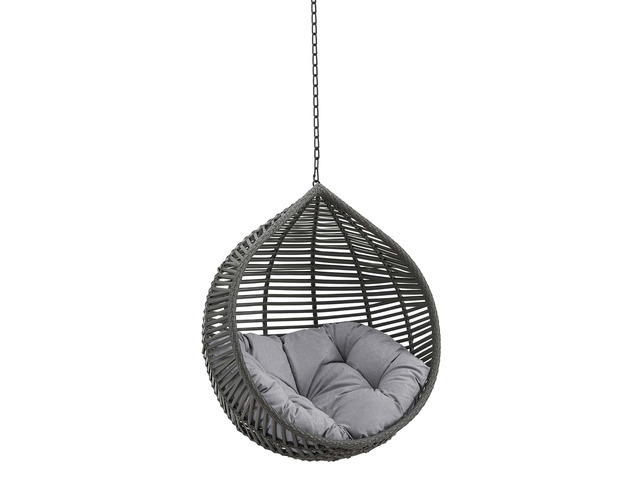 Garner Teardrop Outdoor Patio Swing Chair Without Stand Gray Gray