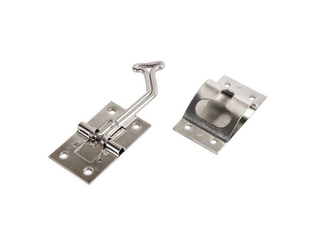 RV Designer E275 Stainless Steel T-Style Entry Door Holder - Angled 45