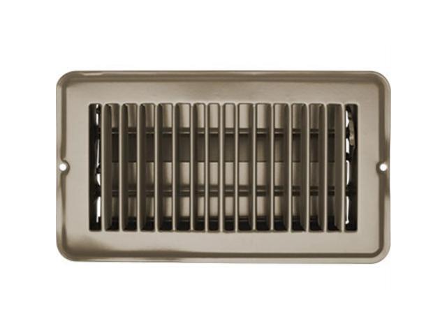 RV Designer H871 Metal Dampered Vent Register - 4 x 8, Tan