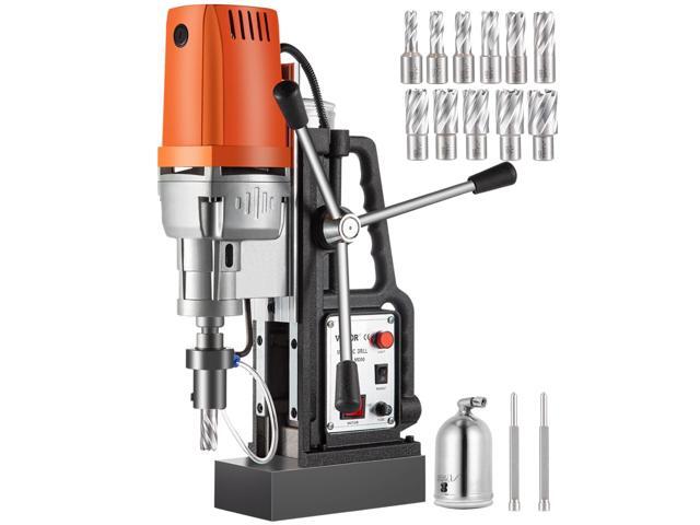 VEVOR Md50 Magnetic Drill Press Set Annular Cutter Kit Mag Drill & 7 Pcs 2' Hss Cutter