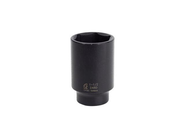 Sunex 248 1/2-Inch Drive 6 Point Impact Socket 1-1/2-Inch