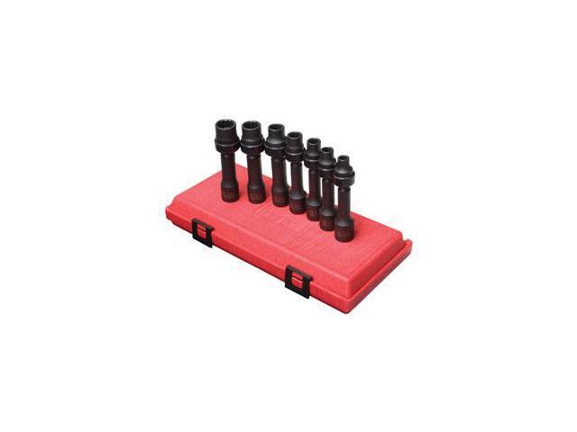 Sunex 2696 1/2-Inch Drive SAE 12-Point Driveline Socket Set, 7 Piece