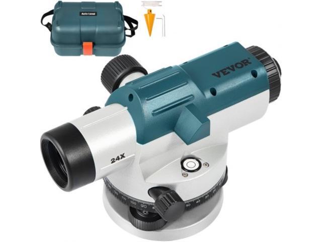 Automatic Optical Level 24X Optical Auto Level Kit High Precision Height/Distance/Angle Level Measure Builders Level with Magnetic Dampened...