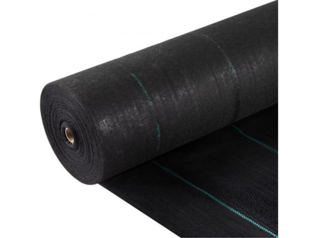 Weed Barrier Landscape Fabric, 5 x 250 ft, 5 Oz Premium Woven Ground Cover Heavy Duty PP Material & Easy Setup, Single-Layer for Outdoor Garden,...