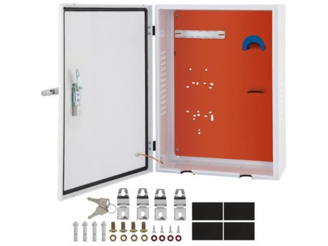 VEVOR Tesla Charger Station Box, 28'' x 20'' x 10'', Outdoor Cable Box Charging Box Cable Organizer, IP32 Waterproof Dustproof Cool Roll Steel...