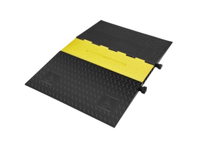 VEVOR 5Channel Cable Protector Ramp 22000lbs Load ADA Compliant Wire Cable Cover