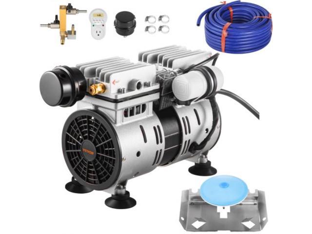 Pond Aerator, 550W Power, 5.2CFM for Up to 1 Acre 50' Lake, Pond Aeration Kit Includes 3/4 HP Compressor & 100' Weighted Tubing & Diffuser, Air...