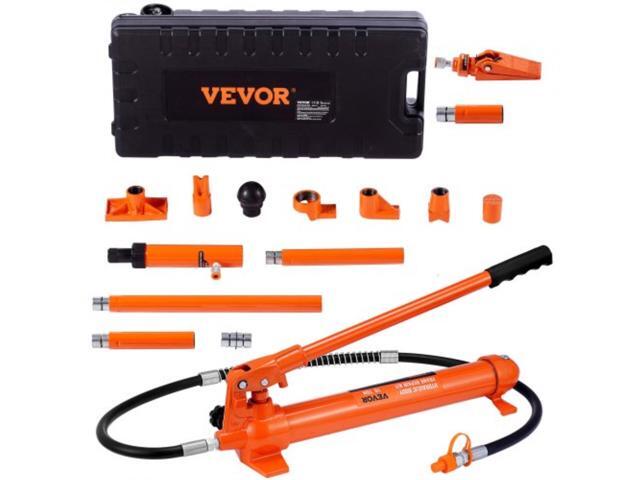 10 Ton Porta Power Kit, Hydraulic Ram with Pump, Car Jack with 4.6 ft/1.4 m Oil Hose, Bent Frame Repair Tool with Storage Case for Automotive,...