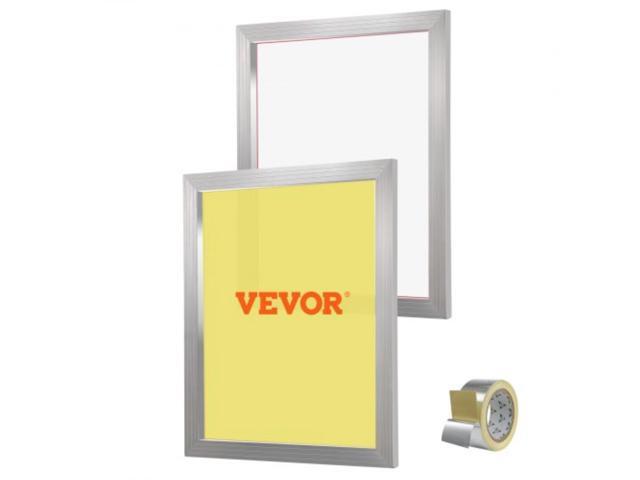 Screen Printing Kit, 2 Pieces Aluminum Silk Screen Printing Frames, 20x24inch Silk Screen Printing Frame with 230 Count Mesh, High Tension Nylon...