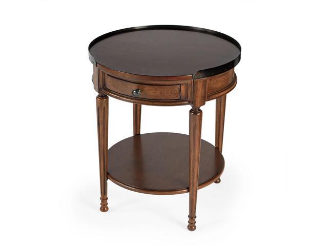 Butler Specialty Company, Sampson Side Table with Storage, Medium Brown