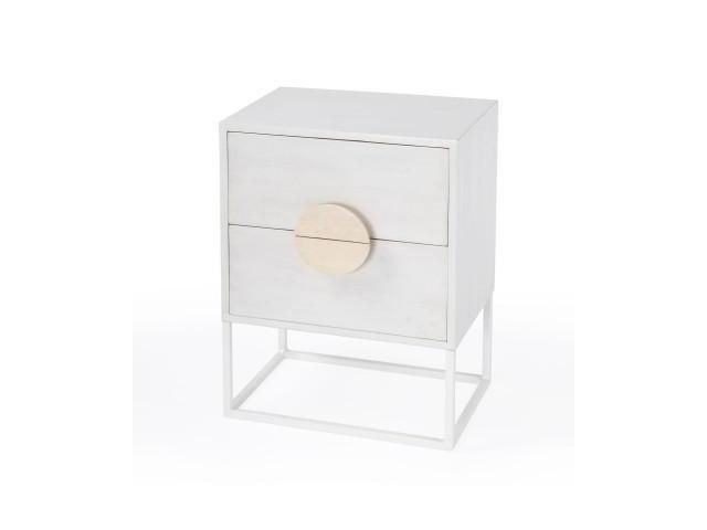 Butler Specialty Company, Lennasa 2 drawers End Table, White
