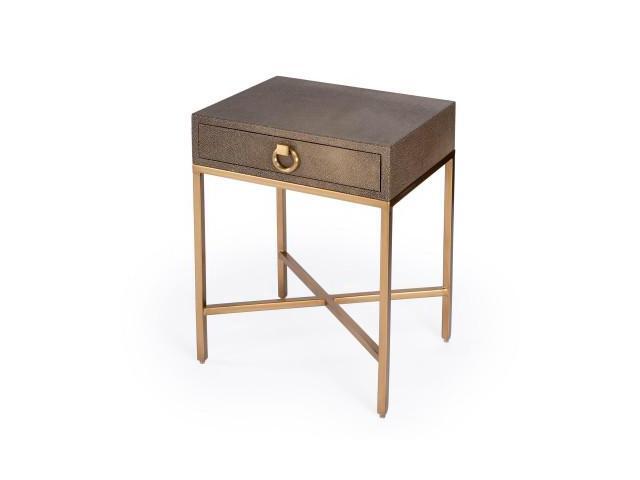 Butler Specialty Company, Sullia One Drawer End Table, Gold