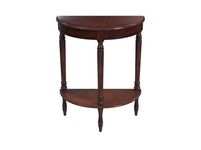 Butler Specialty Company Bellini Demilune Console Table, Medium Brown