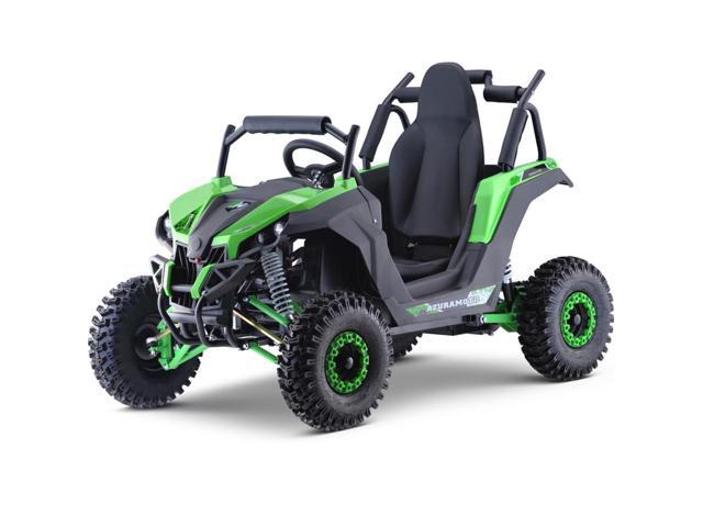 MotoTec 48v 1200w Electric UTV Green