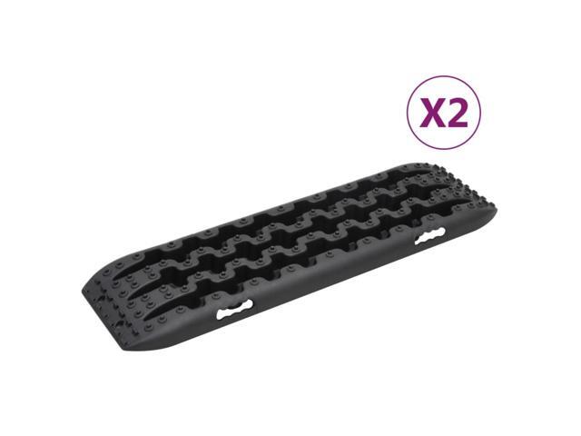 vidaXL Traction Boards 2 pcs Black 41.7'x12'x2.8' Nylon