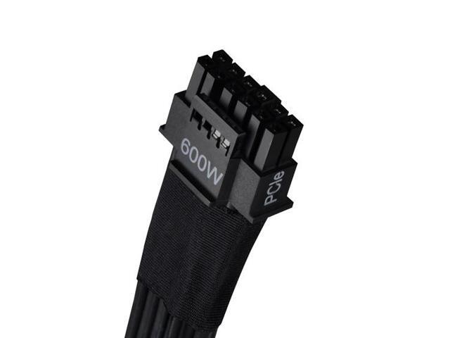 Silverstone 2 x PCIe 8 pin (PSU) to 12+4 pin (GPU) 12VHPWR PCIe Gen5 Cable