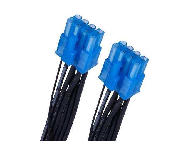 Silverstone 2 x PCIe 8 pin (PSU) to 12+4 pin (GPU) 12VHPWR PCIe Gen5 Cable
