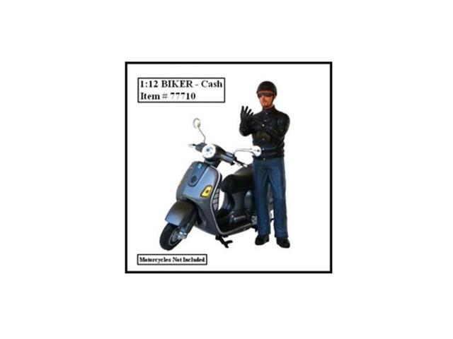 Biker Cash Figure For 1:12 Models by American Diorama