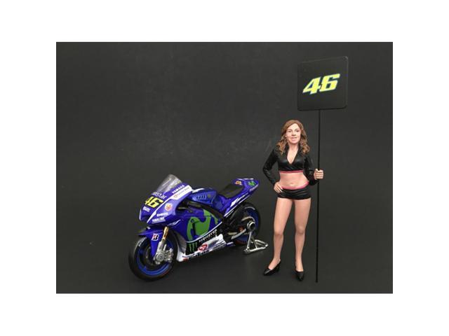 Paddock Girl Figure For 1:18 Scale Models by American Diorama