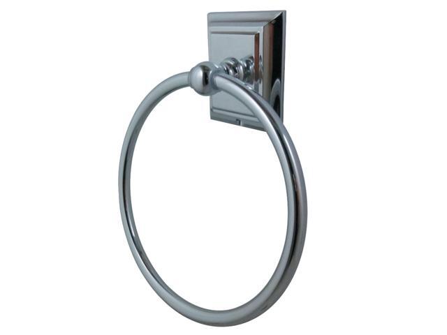Kingston Brass BA6014C Millennium Towel Ring, Polished Chrome - Polished Chrome