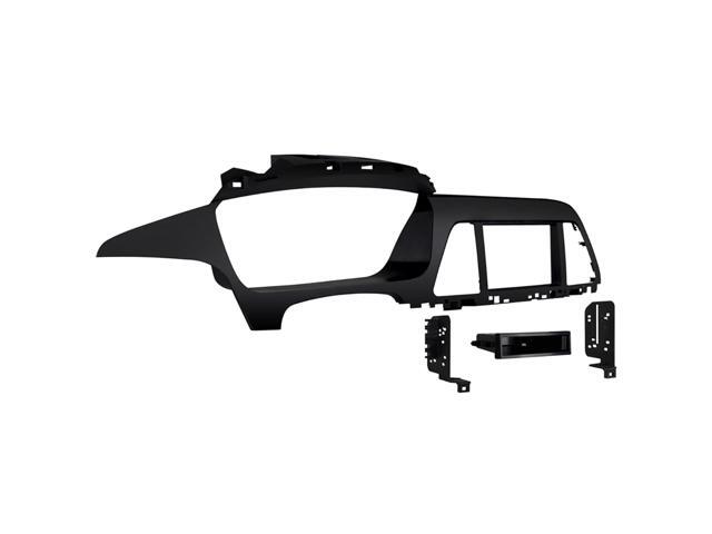Metra - Dash Kit for Select 2015-2017 Hyundai Sonata DIN DDIN - Black - image 8