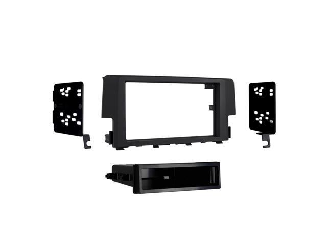 Metra - Dash Kit for Select 2016-2021 Honda Civic DIN - Matte Black - image 3
