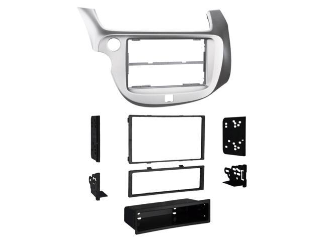 Metra - Dash Kit for Select 2009-2013 Honda Fit DIN - Silver - image 11