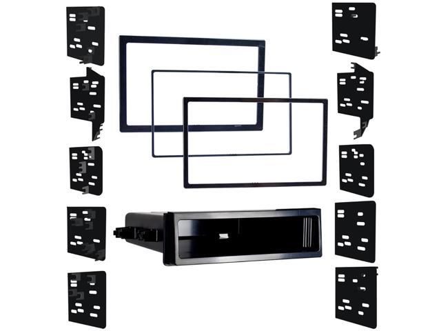 Metra - Dash Kit for Select 1984-2004 Toyota DIN DDIN - Black - image 10