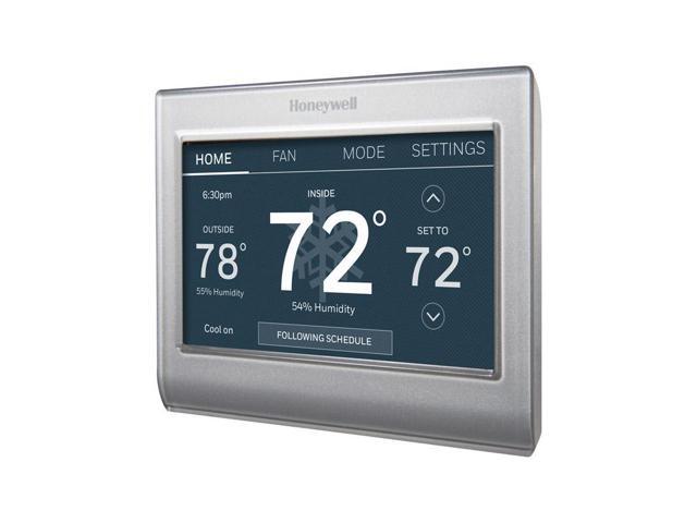 Honeywell Home - Smart Color Thermostat with Wi-Fi Connectivity - Silver - image 9
