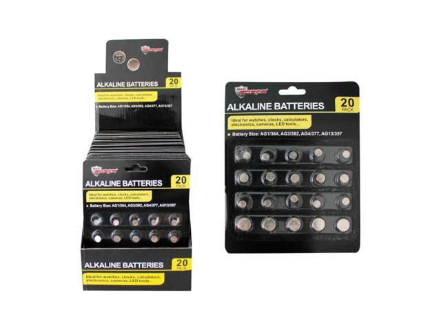 BATTERY ASST BTN CL (Pack of 24)