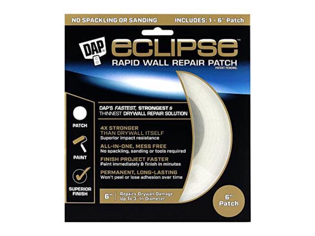 1018568 WALL REPAIR PATCH 6'' DAP Eclipse Ready to Use Neutral Wall Patch (Pack of 6)