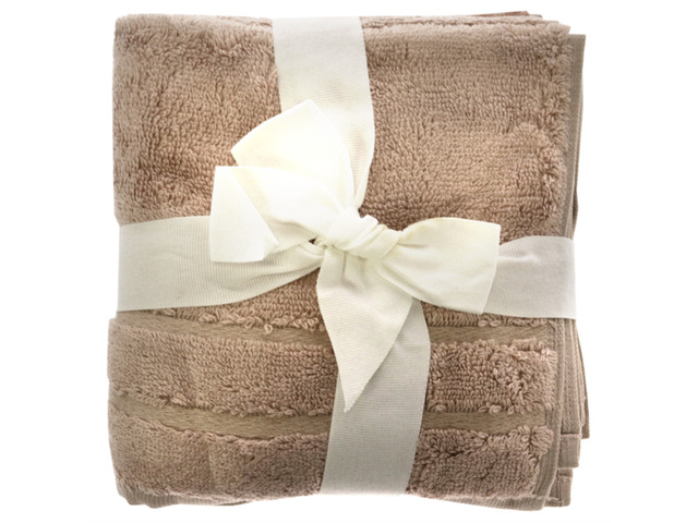 Bamboo Washcloths Set - Blush by Cariloha for Unisex - 3 Pc Towel