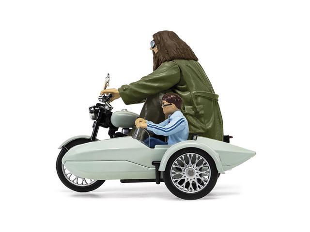 Motorcycle and Sidecar Light Green with Harry and Hagrid Figures 'Harry Potter and the Deathly Hallows Part 1' (2010) Movie Diecast Motorcycle...