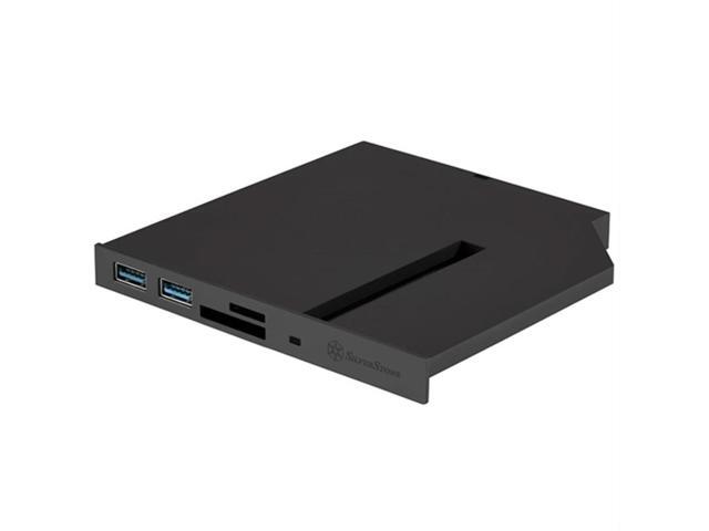 Black (with white replace panel), 12.7mm tray loading type slim ODD bay, 1 * USB3.0 C type, Cardreader, Support SDXC / Micro SDXC, 1 * M.2 SATA...