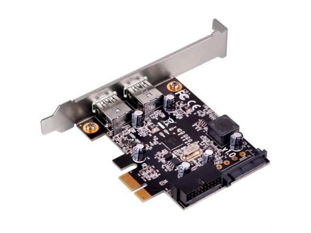 4 ports USB 3.0 super speed PCIe card, NEC PD720201, Gen2, X1, 2 external ports and 1 internal Dual Port