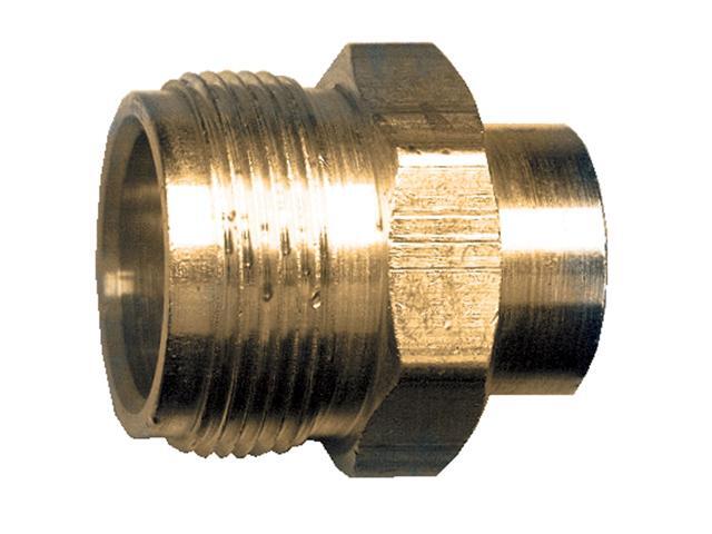 JR Products 07-30145 Cylinder Thread Adapter - Male 1'-20 Cylinder Thread x 1/4' FPT