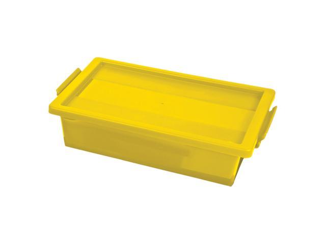 Deflecto 39513YEL Little Artist 2.5-Qt. Antimicrobial Kids Storage Tote (Yellow) photo
