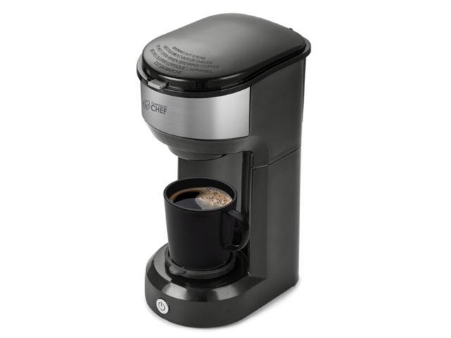 commercial chef coffee machine, single serve coffee maker, portable coffee maker single serve with 13 ounce water tank & one touch button for...