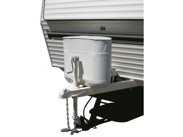 ADCO 2112 White Vinyl Propane Tank Cover- Double Tank, 20 lb./5 Gallon