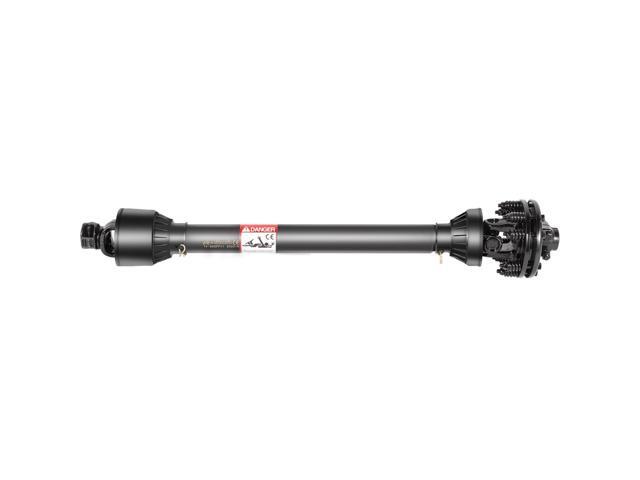 Vevor Pto Shaft Pto Drive Shaft 1-3/8' X 6 Spline End W/slip Clutch T6 For Mower