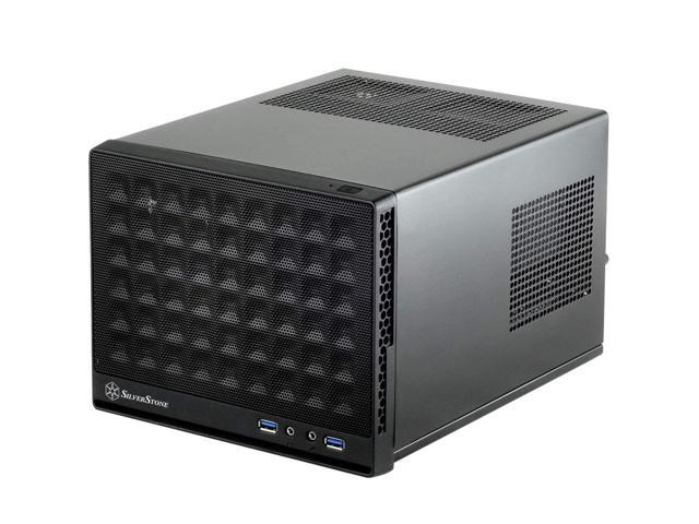 SilverStone Technology Ultra Compact Mini-ITX Computer Case with Mesh Front Panel Black (SST-SG13B-USA)