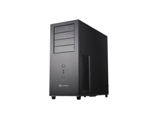 Black, 2x USB3.0, All aluminum case, mid Tower , 4*5.25', 9*3.5'HDD, 6*2.5', with hdd cooler and power cable, alu panel steelbody