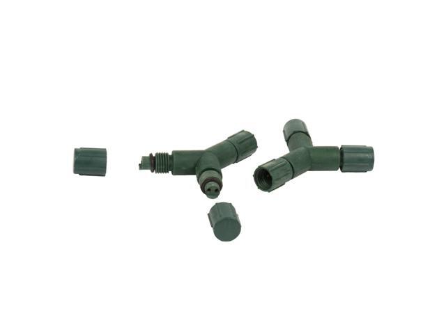 Vickerman LED Set Green Coaxial Y Splitter 6/Bag - X6G6615