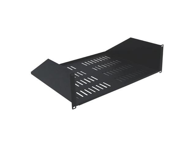 Wavenet 3042-N 3U Server Universal Vented Rack Mount Shelf Cantilever Tray for 19 in. Network Equipment Rack & Cabinet Black