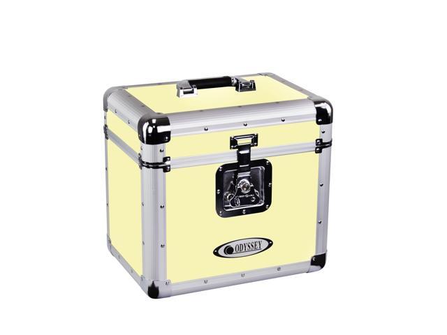 Odyssey Vintage Series Yellow 12' Vinyl Records or LP Case, Holds 70 PCS
