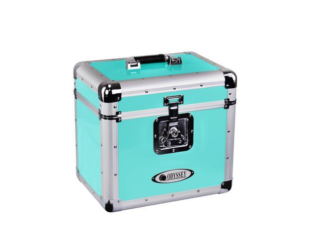 Odyssey Vintage Series Teal 12' Vinyl Records or LP Case, Holds 70 PCS
