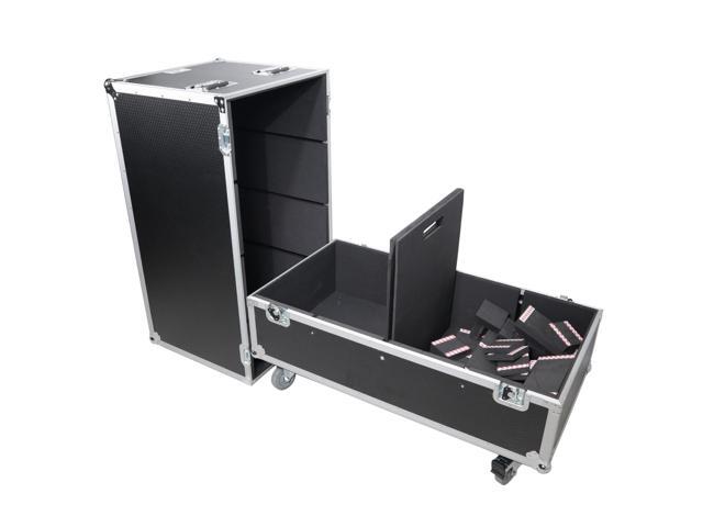 Universal Dual ATA Speaker Flight Case Fits 2 pcs 28x20x20 inch speakers, Two JBL SRX 815P and Similar Sized Speakers