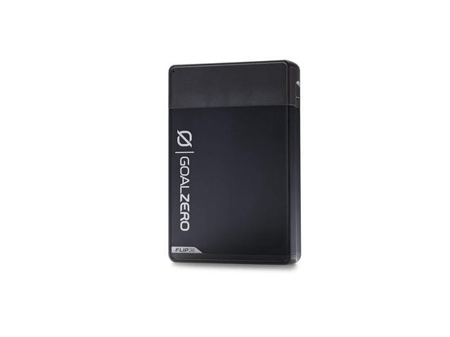 Goal Flip 36 Portable Phone Charger, 10,050mAh/36Wh External Power Bank - Black