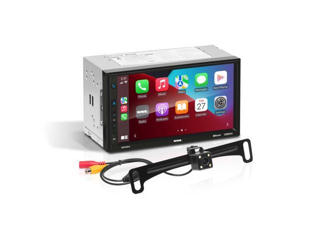 Sound Storm Laboratories DD7CPA-C Car Audio Stereo - Apple CarPlay Android Auto, Double Din 7 Inch Touchscreen, Bluetooth Audio and Hands-Free...