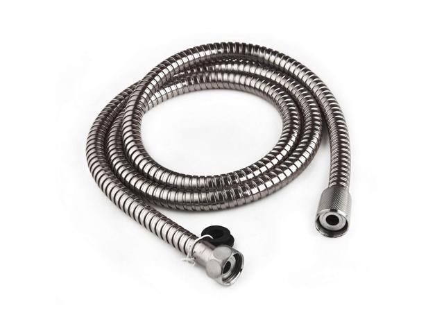 Dura Faucet DF-SA200-SN RV 60-inch Flexible Stainless Steel Handheld Shower Head Hose (Satin Nickel)